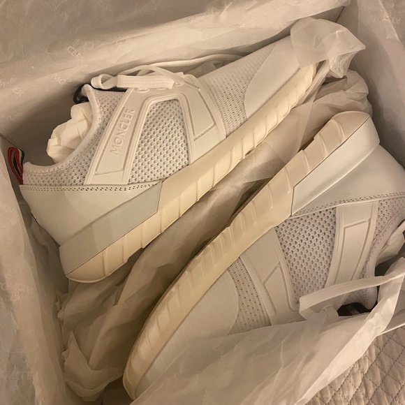 Moncler Meline Scarpa WHITE Sneakers - Picture 1 of 5